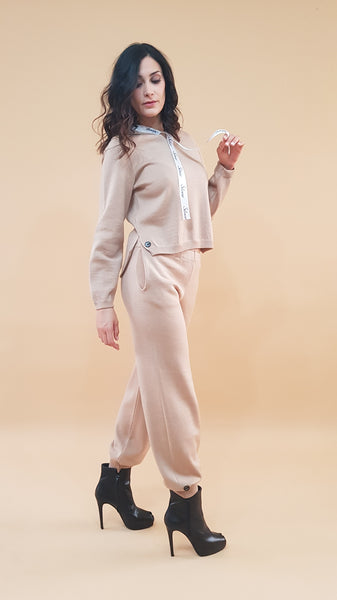 ART 18 PANTALONE TUTA CAMMELLO - SU MISURA