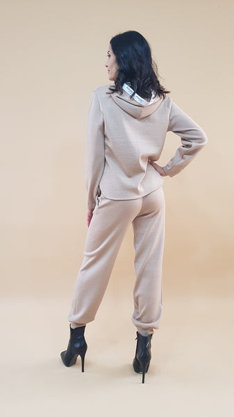 ART 18 PANTALONE TUTA CAMMELLO - SU MISURA